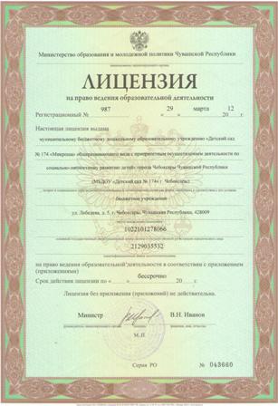 licenziya novaya